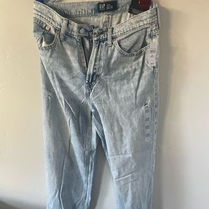 Gap Wide Leg “Worn” Jeans